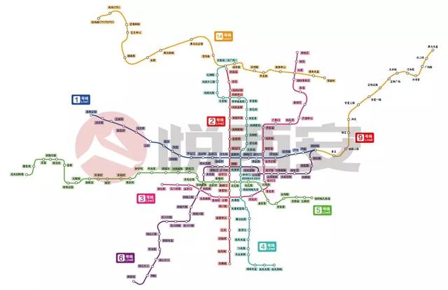 西安地铁线路图最新版全览