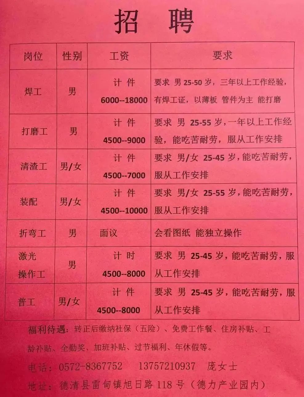 竹山招聘网最新招聘动态，共创职业未来，把握机遇时刻